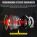 Ovleng Q10 USB Virtual 7.1 Wired LED Lighting Gaming Headphone Black-Red